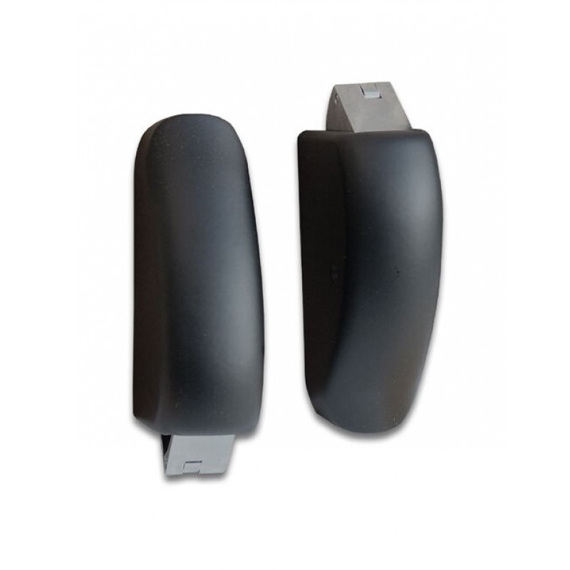 Coppia Scrocchi autobloccanti per chiusura alto/basso, finitura verniciato nero. Cisa 07063.60.0