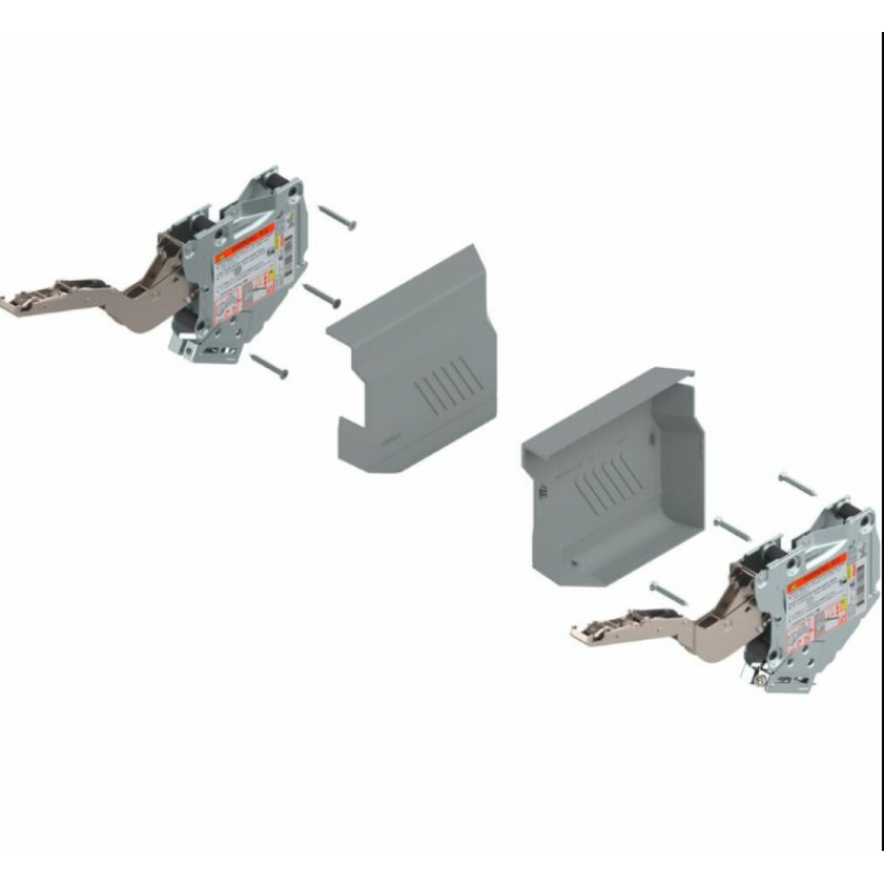 Bracci per ante a ribalta Base forza AVENTOS HK-S 20K2E00 per anta a ribalta standard, fattore carico 960-2215 (per 2 pezzi), colore Grigio Chiaro