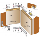 Kit Foldy 1133-1137 Terno per porta libro e pieghevole, portata 30 Kg