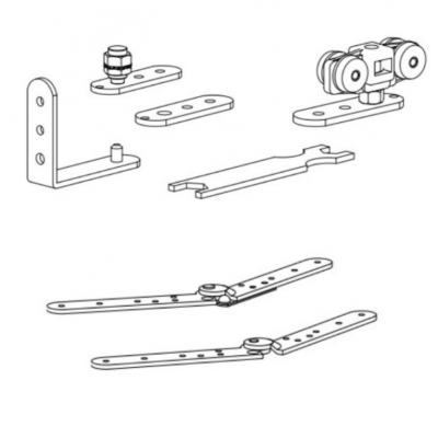 Kit Foldy 1133-1137 Terno per porta libro e pieghevole, portata 30 Kg