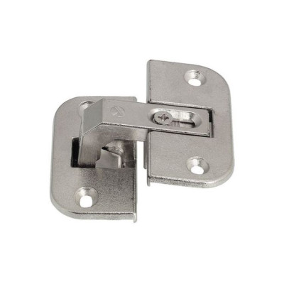 Cerniera per anta ad angolo, apertura 150°, Hafele, foro scodello 35 mm per angolo cucine e armadi ad angolo