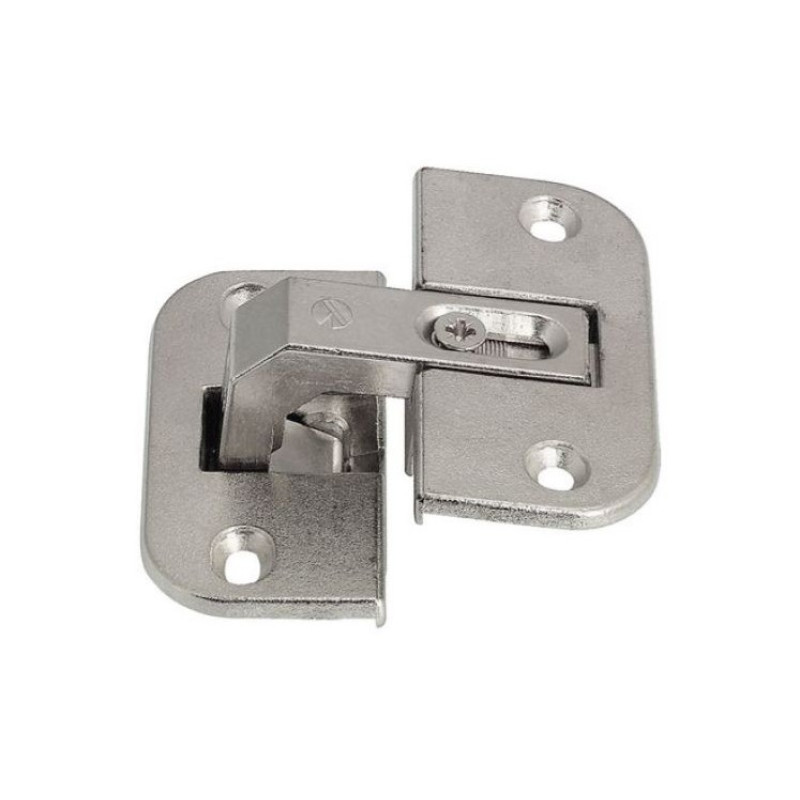 Cerniera per anta ad angolo, apertura 150°, Hafele, foro scodello 35 mm per angolo cucine e armadi ad angolo