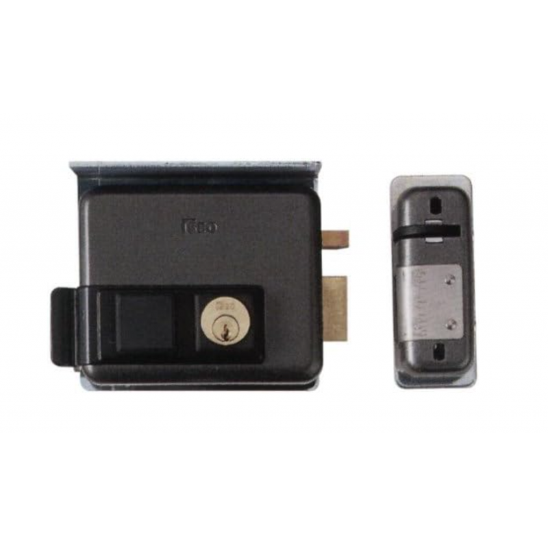 Serratura elettrica per cancelli, verniciata, DX. 12Vac 15W. Entrata 50