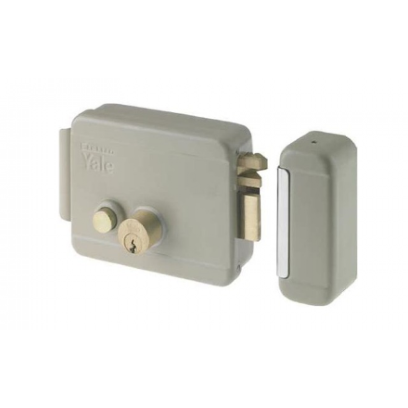 SERRATURA ELETTRICA SERIE 678 da applicare per cancelli Y67800501 mano destra, acciao verniciato, basso voltaggio, entrata 50 mm