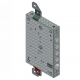 Serratura di sicurezza Triplice Dx con chiave a Doppia mappa modello 8100 entrata 63 interasse catenacci 28 Potent
