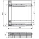 Cestello Estraibile scorrevole Emuca con chiusura ammortizzata per mobile cucina 200mm in acciaio cromato Cestello Estraibile scorrevole Emuca con chiusura ammortizzata per mobile cucina 200mm in acciaio cromato