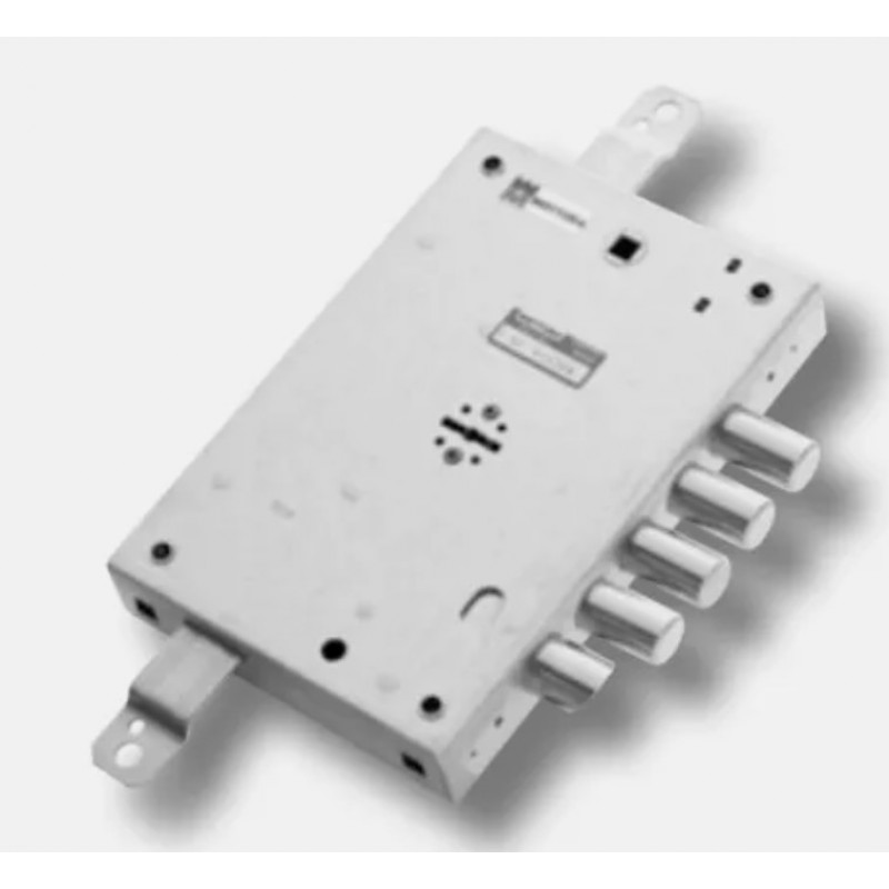 Serratura Mottura 89571ML2536 Doppia Mappa, Triplice con mezzo giro, Interasse 25mm, mano reversibile