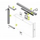 Sistema porte rototraslanti SwingLife Standard Larghezza pannello a scelta range: 565/915 mm. Portata 70 kg.