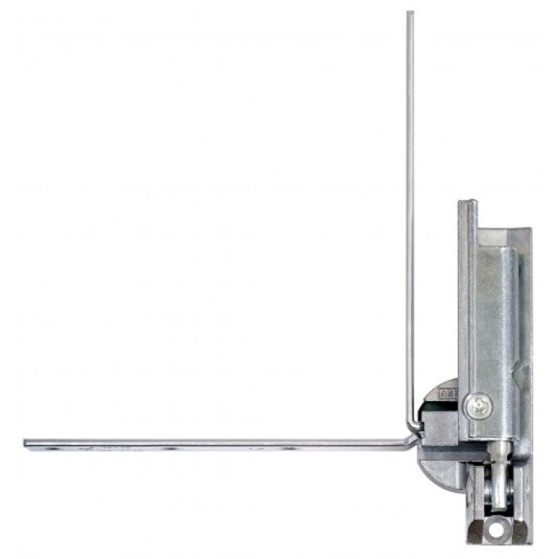 Squadra angolare A40040.01.01 Artech Agb Destro per serramento in legno, Aria 4, battuta 15/18 mm, foro 34