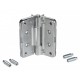 Cerniera MAXI A49403.05.04 AGB per porte a 3 e 4 ante, simmetrica, altezza 90 mm, larghezza 84 mm, completa di 4 spine fissaggio, Zama finitura Zinco