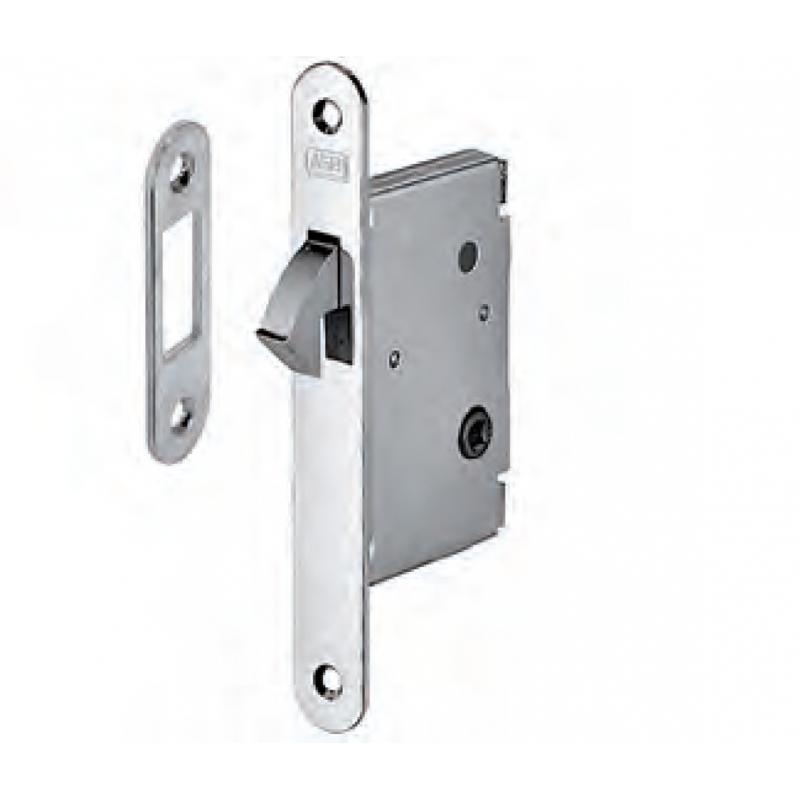 SERRATURA A GANCIO NICHELATA