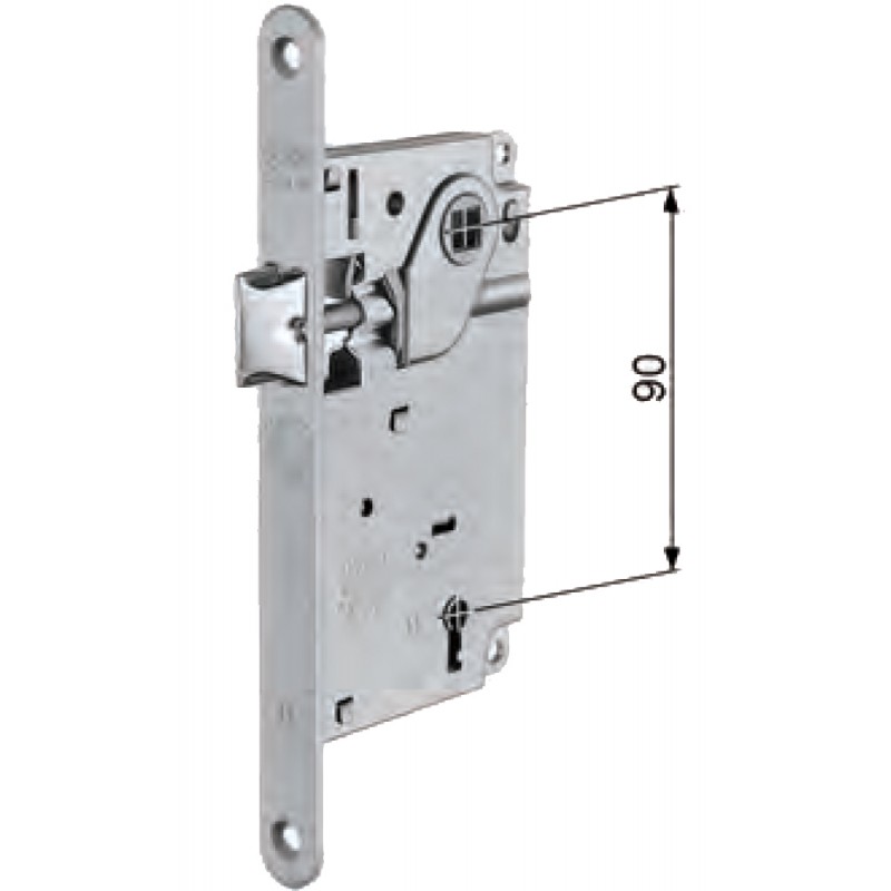 SERRATURA CEN F18 BT NIK SS