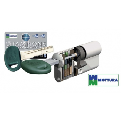 CILINDRO MOTTURA CHAMPIONS C30 CH/CHIAVE 41-71 NIK. 3CHIAVI