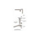 CERNIERA BILICO COMPACT AGB E10073 COMPLETO PER PORTA A FILO