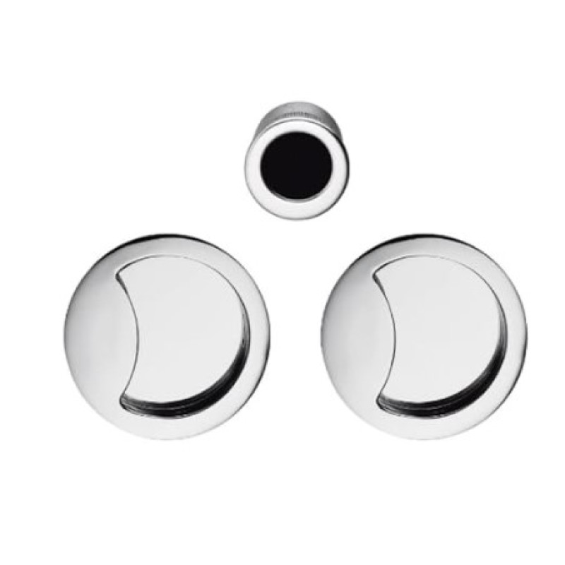 MANIGLIA PER PORTA SCORREVOLE COLOMBO DESIGN MOD. OPEN SENZA SERRATURA ID211 CROMAT