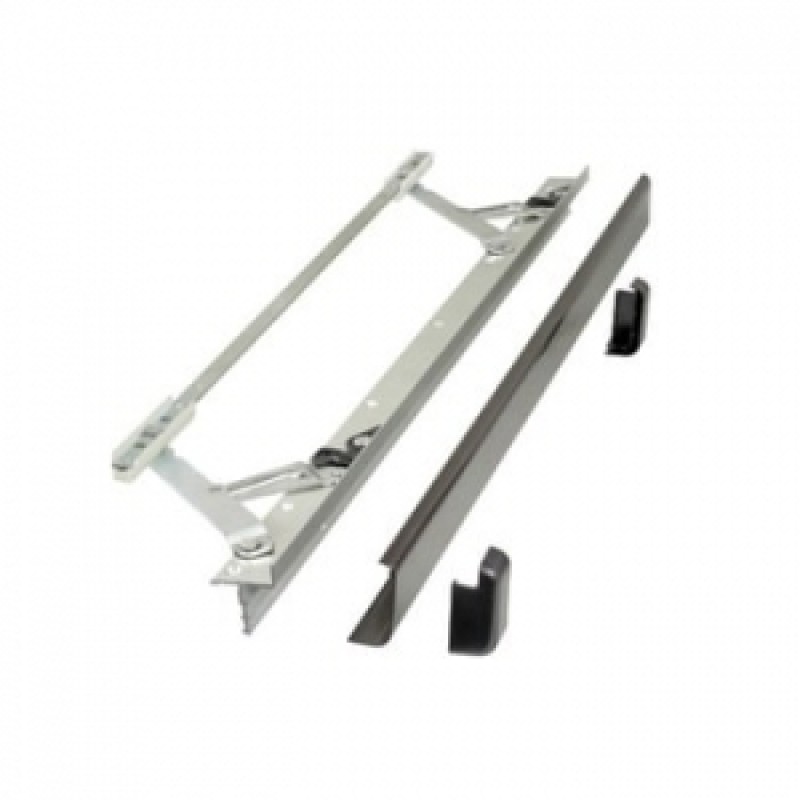 Forbici e accessori AGB, per carrelli 115 mm ed EVO 122 mm per 160 kg, anta 1101-1450 mm, colore cromato opaco