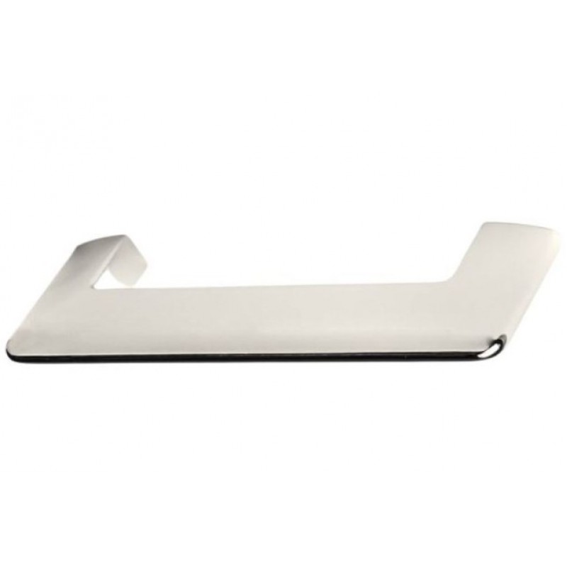 Maniglia MN1087 Pamar per mobile, interasse 160 mm, dimensione 194x13 mm, Zama finitura Nichel Lucido Satinato