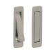 Maniglia incasso MN295Z Pamar per mobile, dimensione foro 68x20x13 mm, interasse 55 mm, Zama finitura Nichel Satinato Lucido