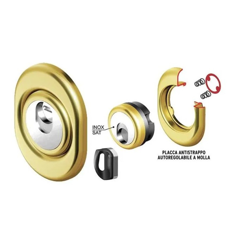DEFENDER MAGNETICO MR500F DISEC MR500F25D1IL OTTONE LUCIDO H 25 MM 3 CHIAVI DEFENDER MAGNETICO MR500F DISEC MR500F25D1IL OTTONE LUCIDO H 25 MM 3 CHIAVI