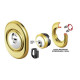 DEFENDER MAGNETICO MR500F DISEC MR500F25D1IL OTTONE LUCIDO H 25 MM 3 CHIAVI DEFENDER MAGNETICO MR500F DISEC MR500F25D1IL OTTONE LUCIDO H 25 MM 3 CHIAVI
