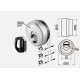 DEFENDER MAGNETICO MR500F DISEC MR500F25D1IL OTTONE LUCIDO H 25 MM 3 CHIAVI DEFENDER MAGNETICO MR500F DISEC MR500F25D1IL OTTONE LUCIDO H 25 MM 3 CHIAVI