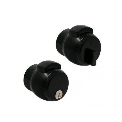 Maniglia PremiApri Meroni Nova per ingresso e uffici verniciato nero N13