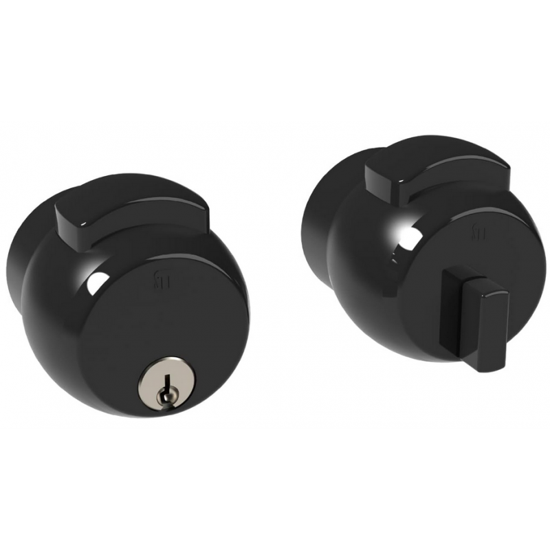 Maniglia PremiApri Meroni Nova per ingresso e uffici verniciato nero N13