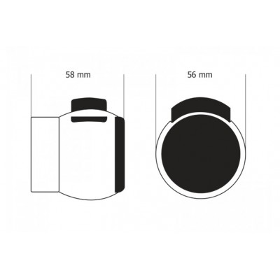 Maniglia PremiApri Meroni Nova per ingresso e uffici verniciato nero N13