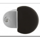 Serratura Pigio Meroni per porta, modello PIGIO1, con girevole interno, finitura Verniciato Grigio Scuro/Nero