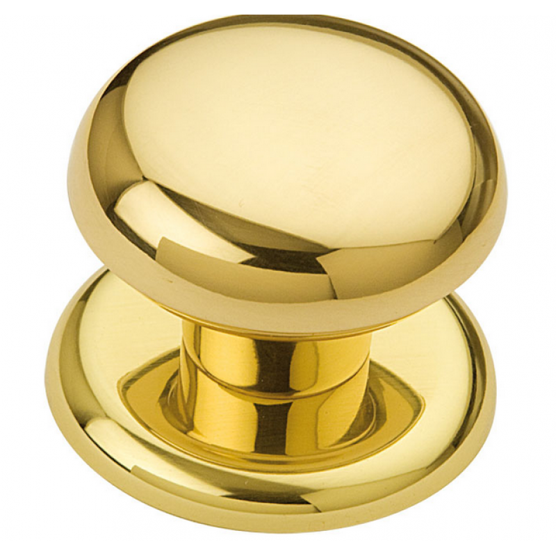 POMOLO POMO PER PORTA PORTONE GIOVE OTTONE LUCIDO VERNICIATO