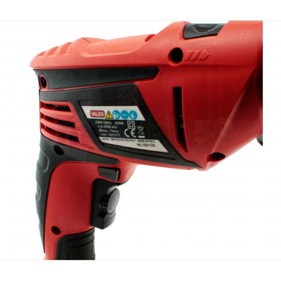 TRAPANO CON PERCUSSIONE A VELOCITA' VARIABILE MANDRINO AUTOSERRANTE 13MM 810W - T810 VALEX