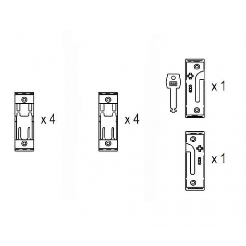 Kit incontri AGB Tour 30 per Bilico, schema 1, superficie superiore a 2 mq, 4 lati