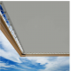 Telo per Pergola Grigio 5x4 m Copertura per Gazebo o Pergolato impermeabile in PVC occhielli distanza 50cm